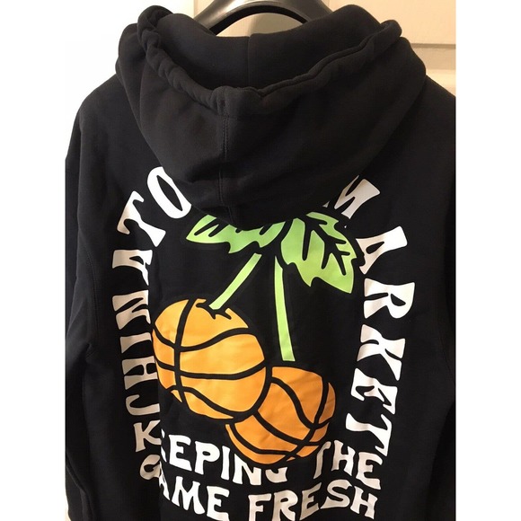 NEW CHINATOWN MARKET Hoodie, LARGE, Keeping the Game Fresh - Picture 8 of 16